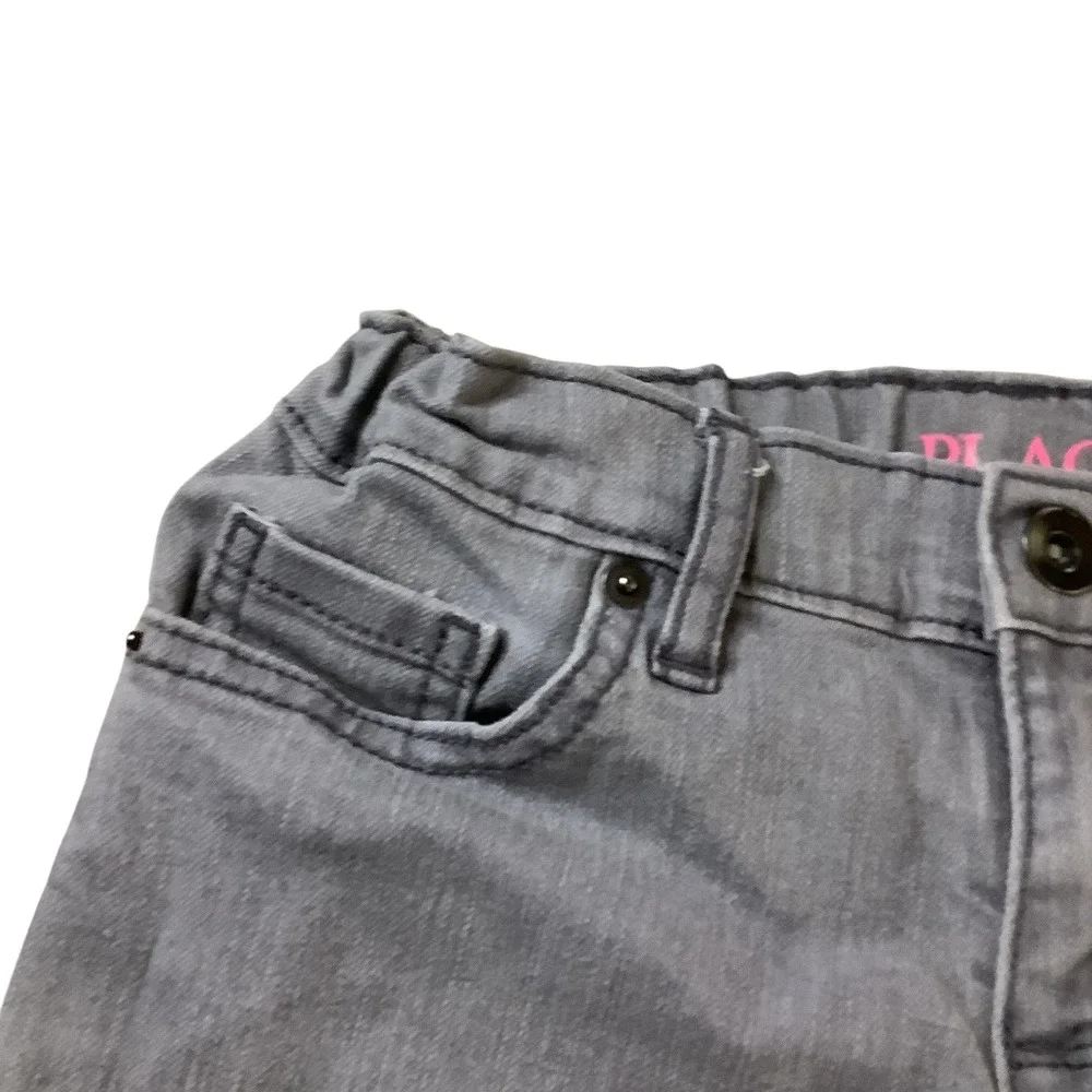 The Children's Place Skinny Jeans Girls Size 8 Gray Super Skinny Denim School